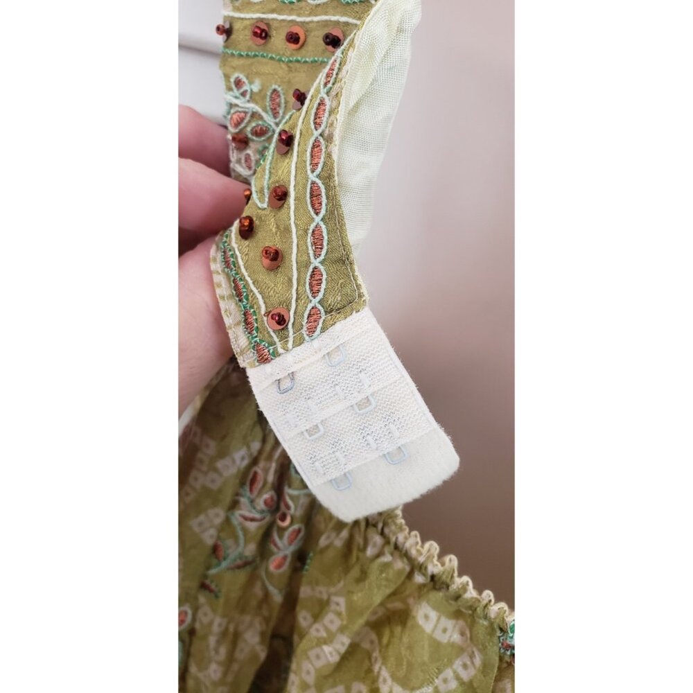 NEW FREE PEOPLE INTO THE NIGHT EMBROIDERED SEQUIN MAXI DRESS LARGE - Picture 10 of 14